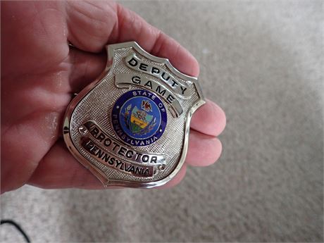 Collectors-Badges Auctions - PENNSYVANIA DEPUTY GAME PROTECTOR BADGE #27
