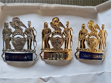 NYPD Ceremonial Unit and Honor Guard Hat Badges