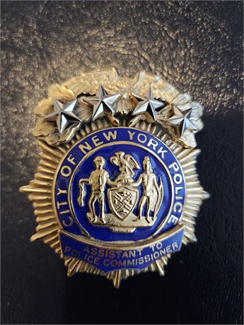 City of New York Police Department Assistant to the Police Commissioner Shield