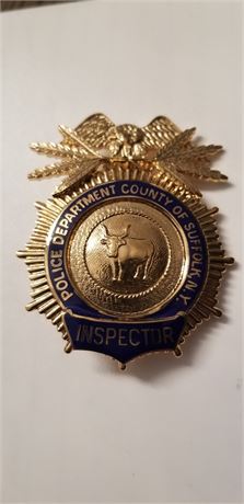 Suffolk County New York Inspector Shield