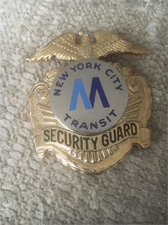 New York City Transit Security Officer hatbadge