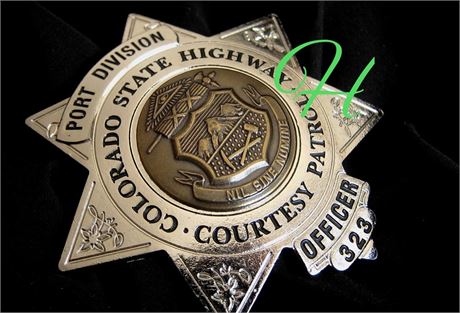 Officer, Colorado State Highway, Courtesy Patrol  / hallmark