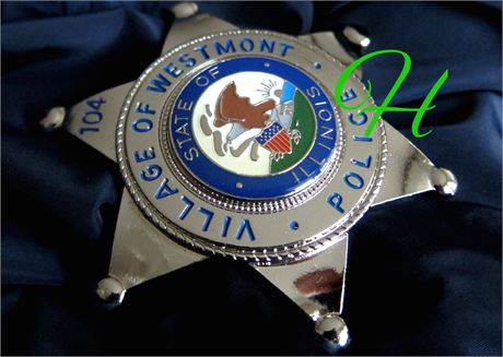 Police badge / Village of Westmont Police, Illinoise, hallmark