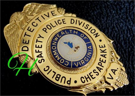 Detective, Public Safety Police Division, Chesapeake, Virginia / rare