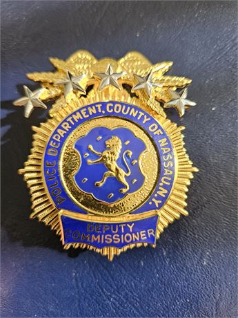 Nassau County New York Police Department Deputy Commissioner Shield