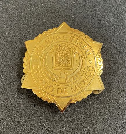 State of MEXICO, Mexican POLICE Policia Badge 2