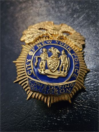 New York City Police Department Consulting Surgeon Shield