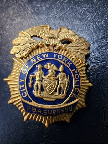 City of New York Police Department P.B.A. Surgeon Shield