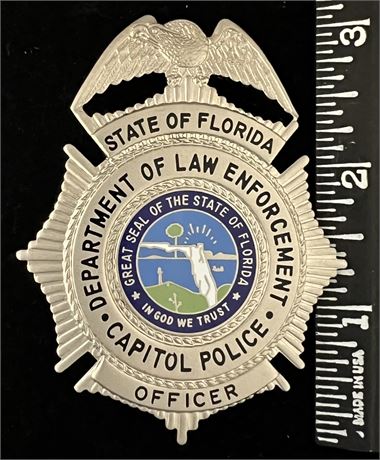 Florida Capitol Police Officer badge