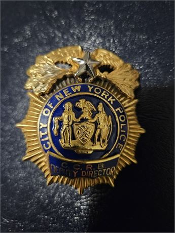 City of New York Police Department C.C.R.B. Deputy Director Shield