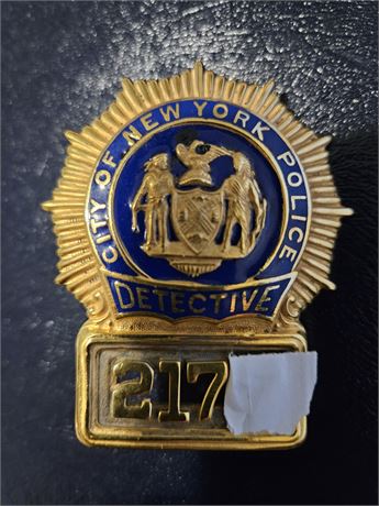 City of New York Police Department Detective Shield