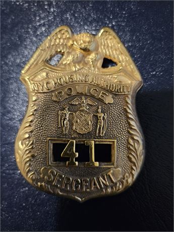 New York City Housing Police Department Sergeant Shield