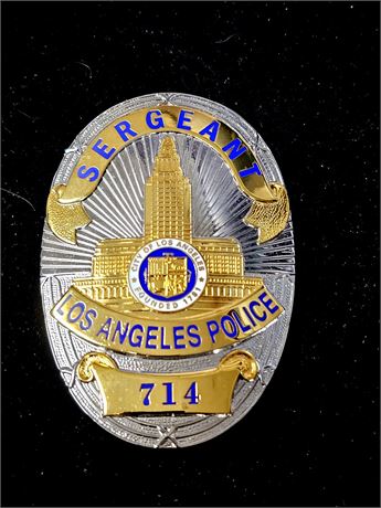 Los Angeles California Police Department (LAPD) Sergeant # 714