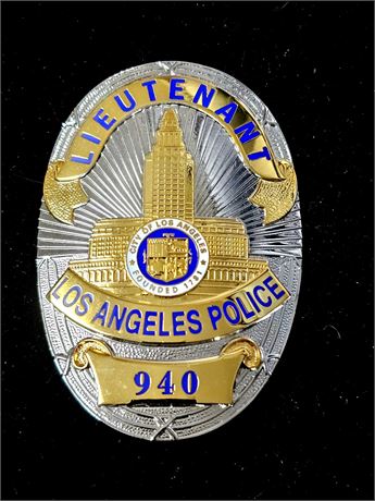 Los Angeles California Police Department (LAPD) Lieutenant # 940