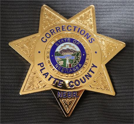 Platte County Nebraska Corrections Badge