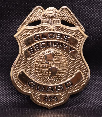 Globe Security Guard Badge