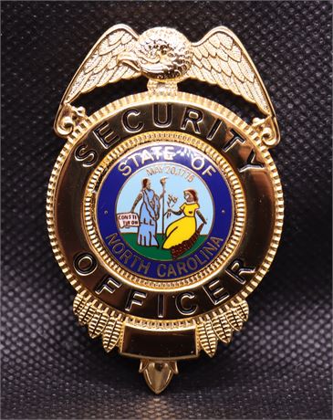 North Carolina Security Officer Badge