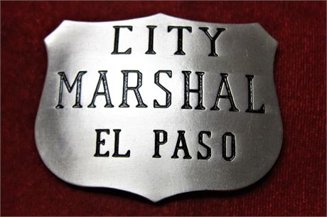 Police badge / City Police, El Paso, Texas
