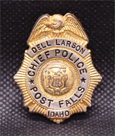 Post Falls Idaho Chief of Police Dell Larson 1957 - 1972
