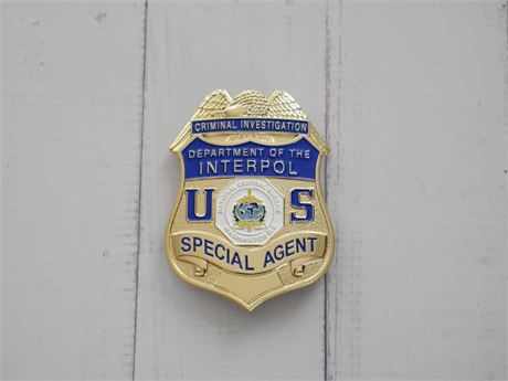 Interpol Special Agent Badge