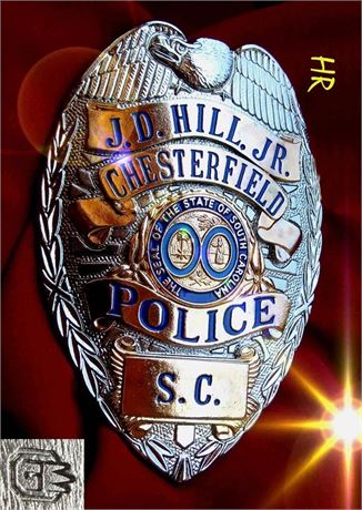Chesterfield Police, South Carolina,  hallmark