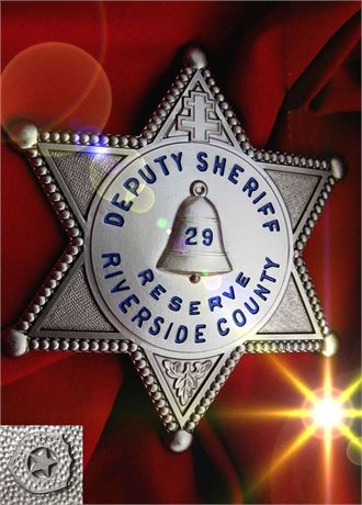 Deputy Sheriff, Riverside County, California