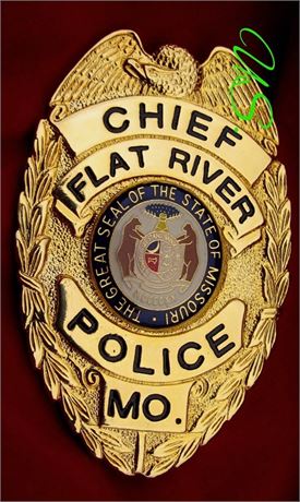 * Chief * , Flat River Police, State of Missouri / hallmark