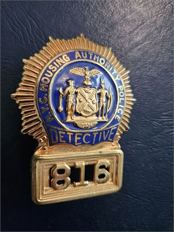 New York City Housing Police Detective Shield