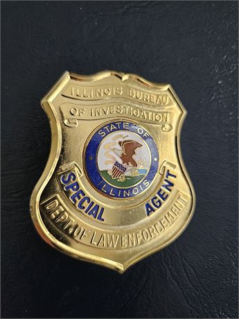 Illinois Bureau of Investigation Special Agent Shield