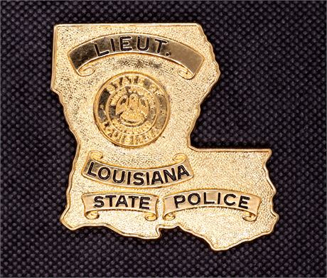 Louisiana State Police Lieutenant Wallet Credential badge