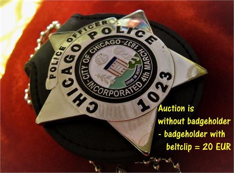 Collector Police badge, Police Officer, Chicago Police,  Illinois