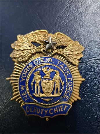 New York DEA Task Force Deputy Chief Shield f Shield