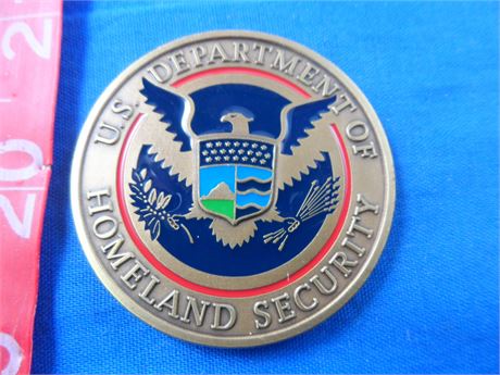 Department of Homeland Security Challenge Coin United States Immigration