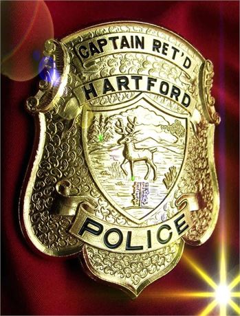 Captain Ret'd Hartford Police, Connecticut / hallmark / SALE !!