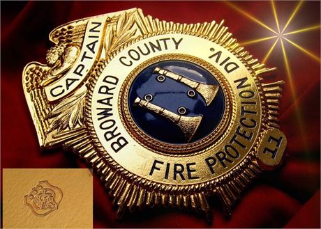 * Captain * , Fire Protection Divison, Broward County, Florida / SALE !!