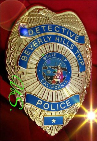 Detective, Beverly Hills TWP Police, State of California / SALE !