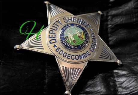 Police badge, Deputy Sheriff, Edgecombe County, North Carolina / OFFER