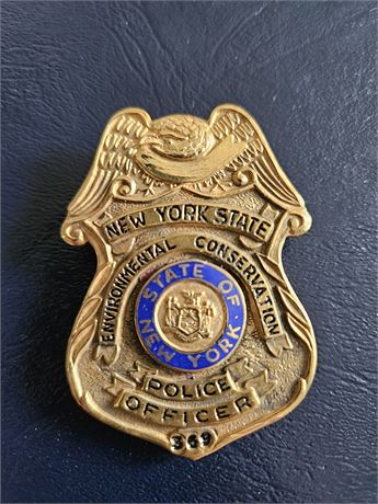 New York State Department of Environmental Conservation Police Officer Shield