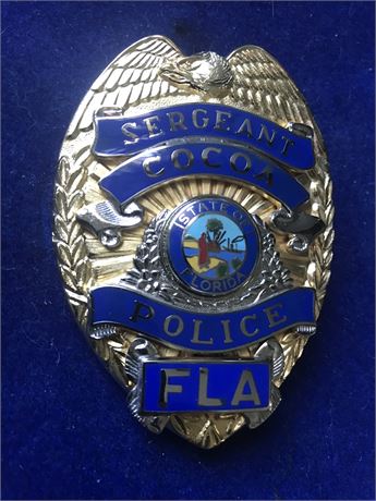 COCOA FLORIDA POLICE SERGEANT no shipping to FL unless LEO
