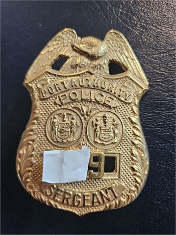 Port Authority Police of New York and New Jersey Sergeant Shield