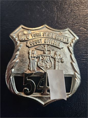 New York State Courts Court Officer Shield