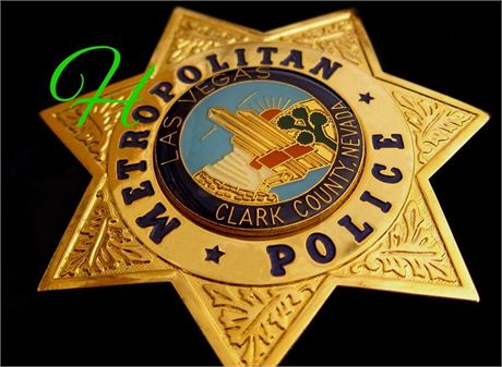 Police badge / Metropolitan Police, Las Vegas, Clark County, Nevada