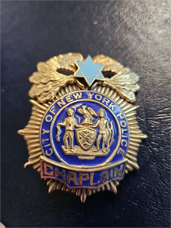 City of New York Police Department Chaplain Shield