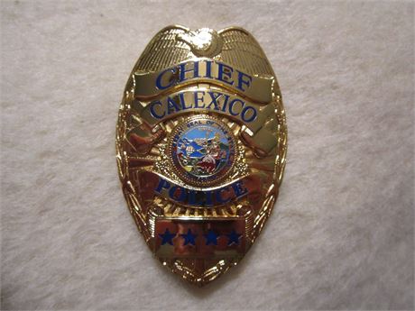 Calexico., California Chief's badge
