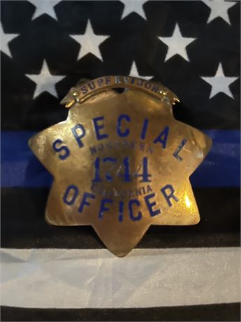 Supervisor Northern California Special officer