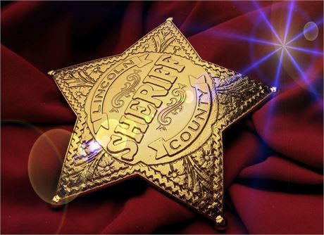 Police badge / Sheriff,  Lincoln County, New Mexico / hallmark