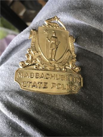 Massachusetts State Police Hat badge
