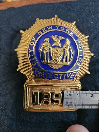 New York City Police Department Detective Shield
