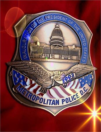 Metropolitan Police D.C. of Columbia, Inauguration of the President, hallmark