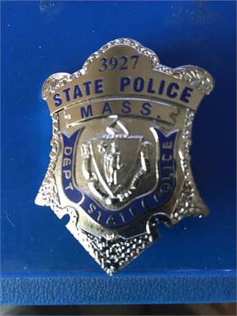 Massachusetts State Police numbered Trooper 2nd Badge